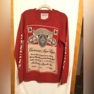 LANCASTER Budweiser Vintage Sweater SZ M
